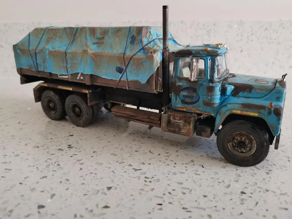 50858 weathering diecast car chipping