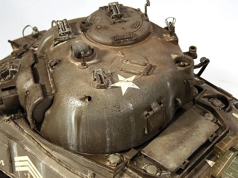 50859 sherman tank diecast model authentic markings