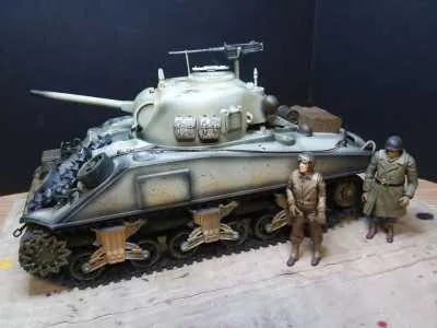50859 sherman tank diecast model realistic detailing