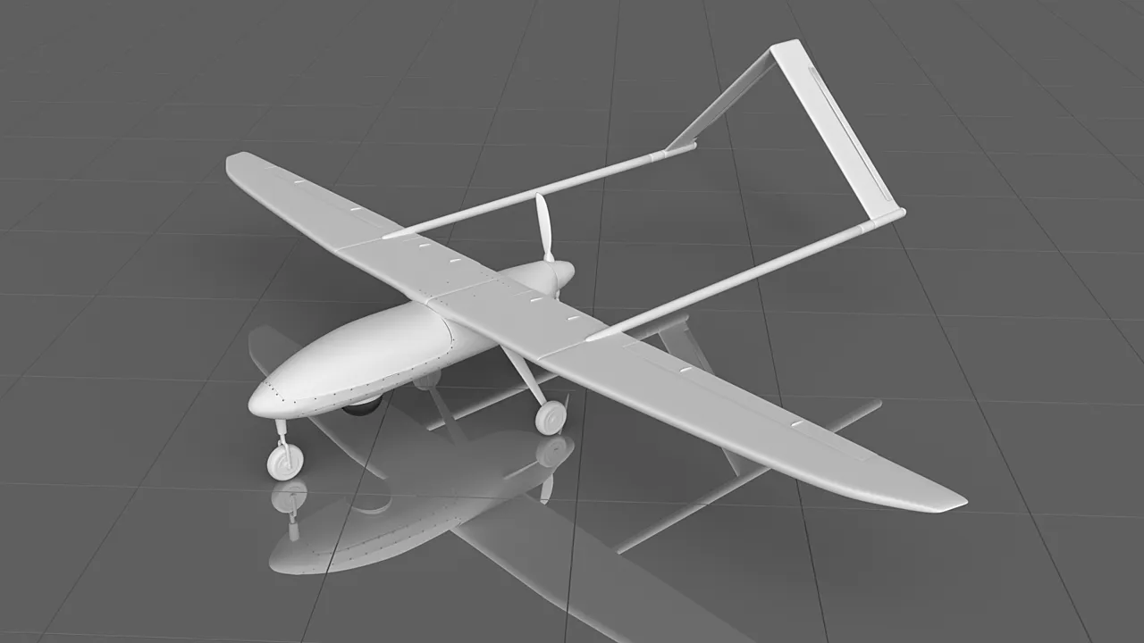 50862 diecast uav model detail