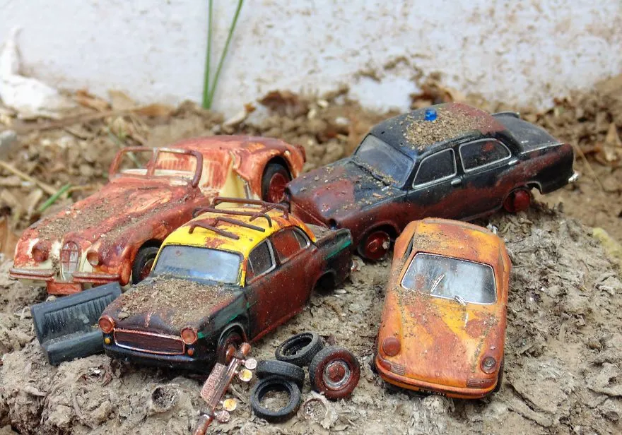 50864 diecast car display case
