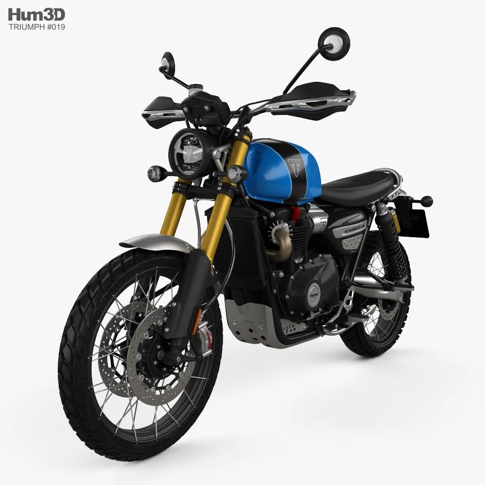 50868 triumph scrambler diecast models
