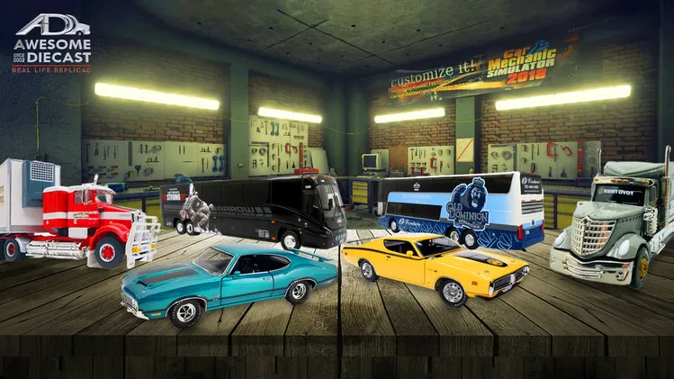 50871 diecast car scale models