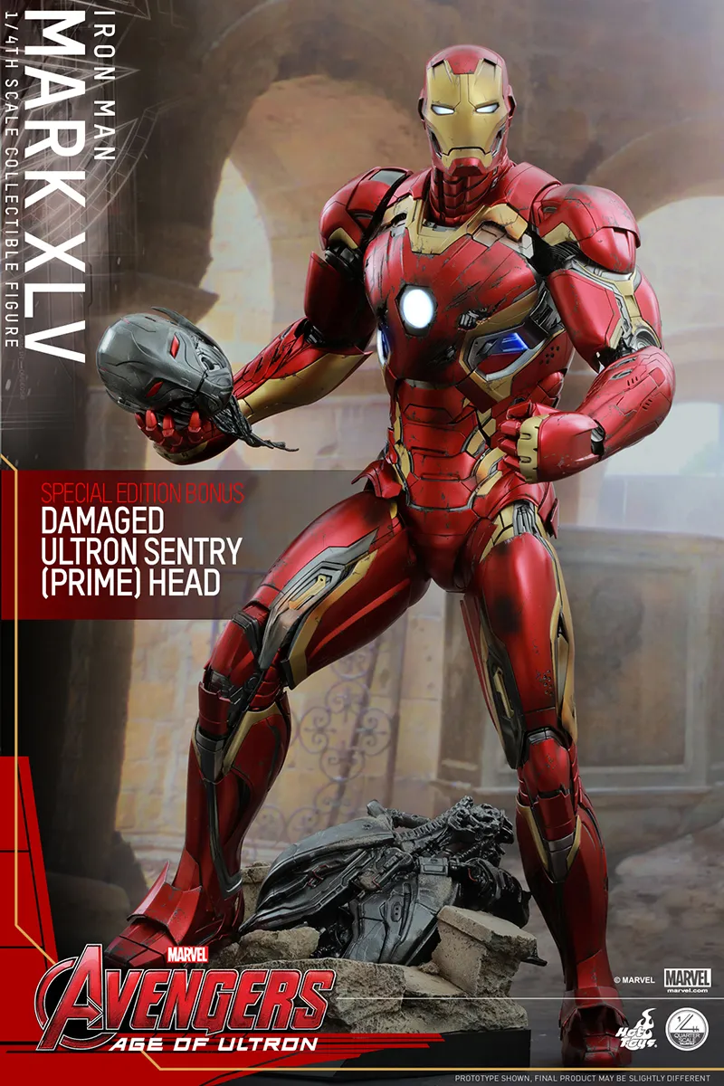 50908 hot toys mark xlv diecast lights