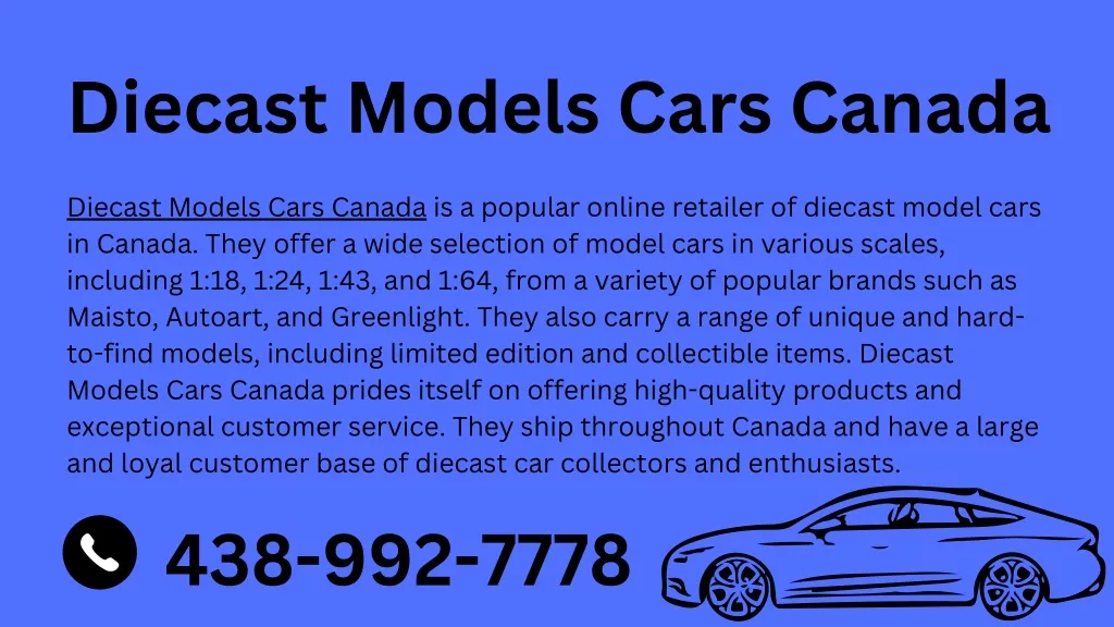 50916 diecast cars canada collection
