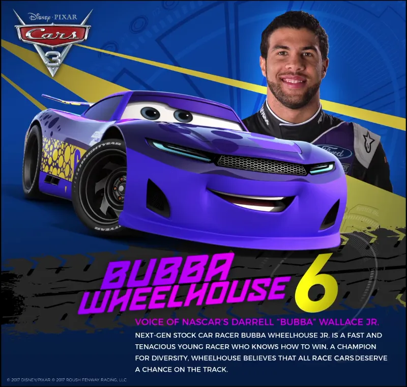 50918 cars 3 bubba wheelhouse diecast playtime