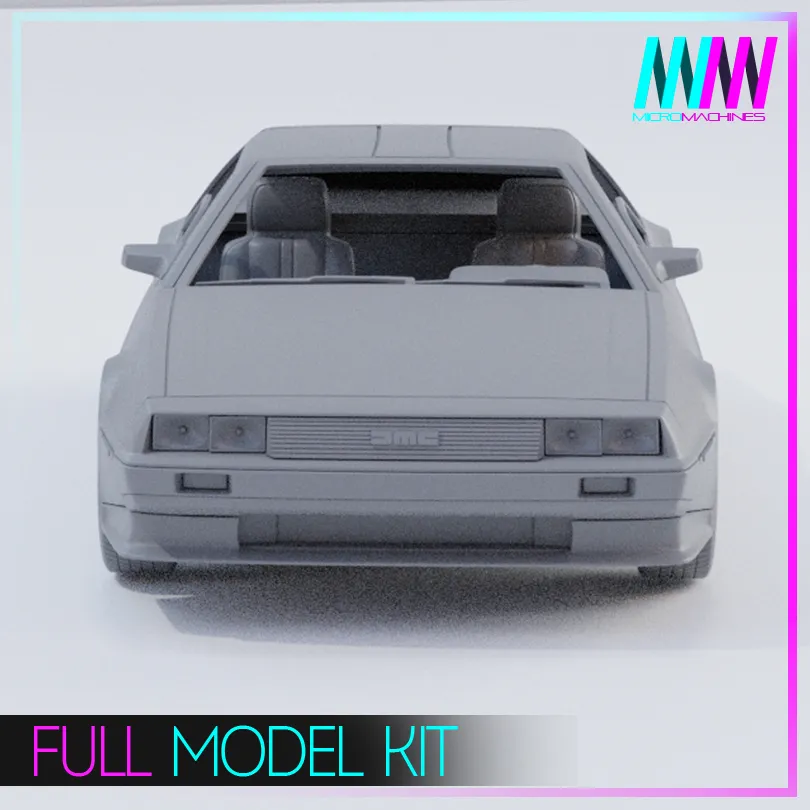 50945 delorean kit decal
