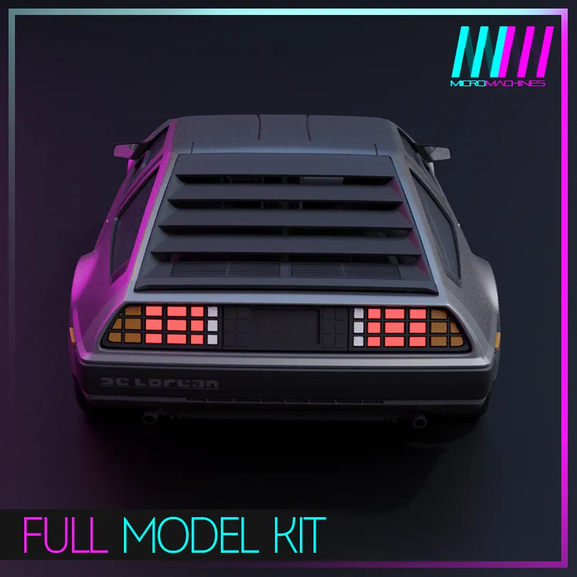 50945 delorean kit interior