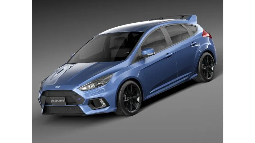50960 focus rs diecast model blue