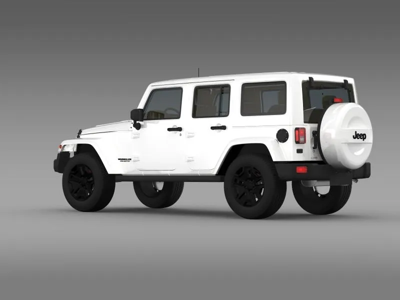 50961 jeep wrangler rubicon diecast chassis