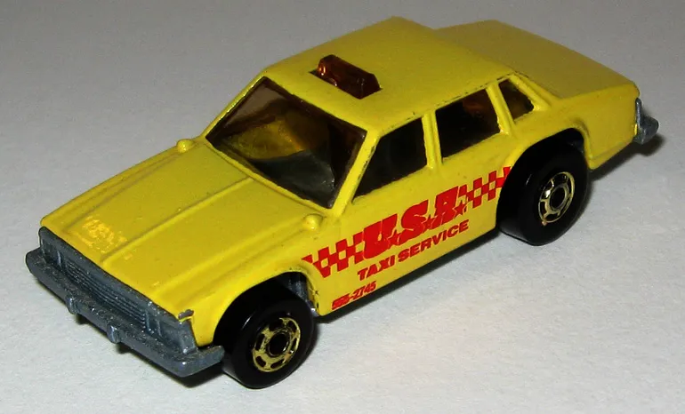 50970 modern hot wheels taxi